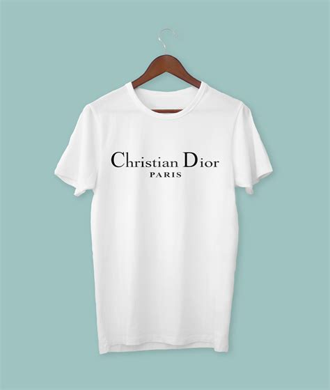 christian dior logo tee